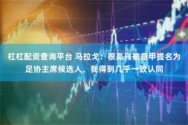 杠杠配资查询平台 马拉戈：很高兴被意甲提名为足协主席候选人，我得到几乎一致认同